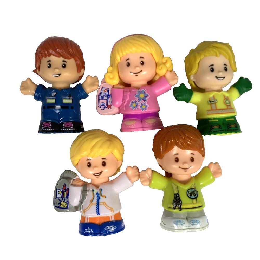 Fisher Price 2016 Little People School Kids Figures Mixed Lot of 5 Career Day